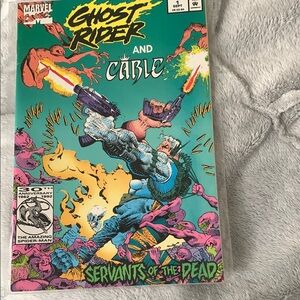 Marvel Comic Book with Vibrant Colors and Dynamic Action